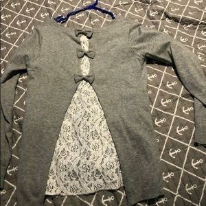 Bow back sweater